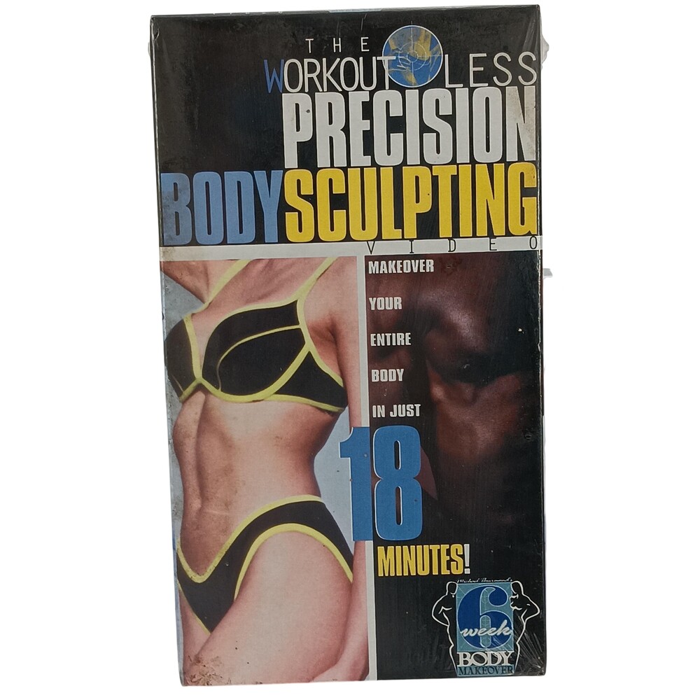 Vintage Workout Less Body Sculpting VHS Michael Thurmond Fitness New Sealed